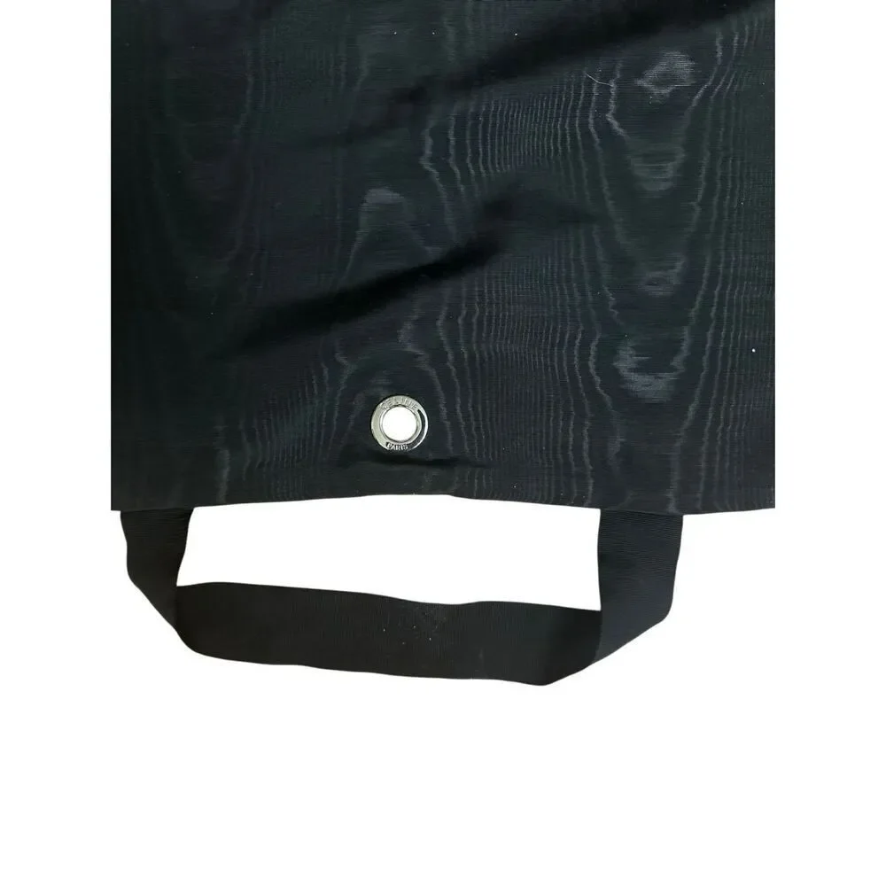 Authentic Celine Paris foldable garment bag grosgrain Black Size 45 x 26 “